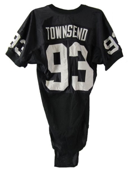 1987-1991 Greg Townsend Oakland Raiders Game Worn  Jersey (Mears A-10)